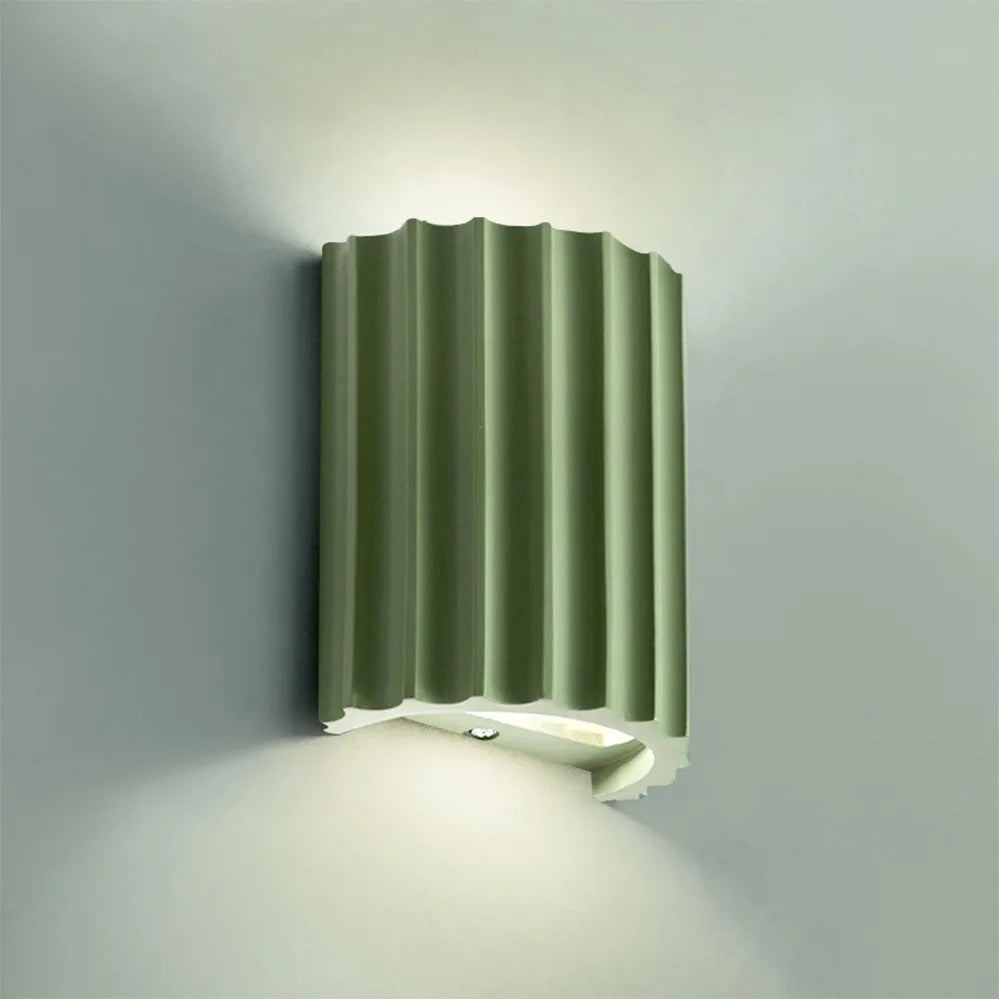 Cream style bedroom bedside wall lamp  style creative corridor passageway lamp Nordic living room sofa background wall lamp