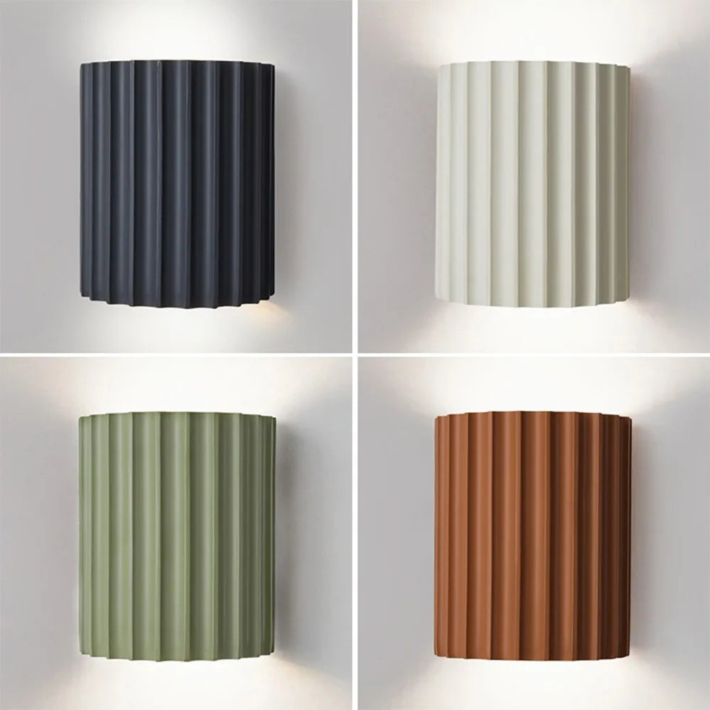 Cream style bedroom bedside wall lamp  style creative corridor passageway lamp Nordic living room sofa background wall lamp