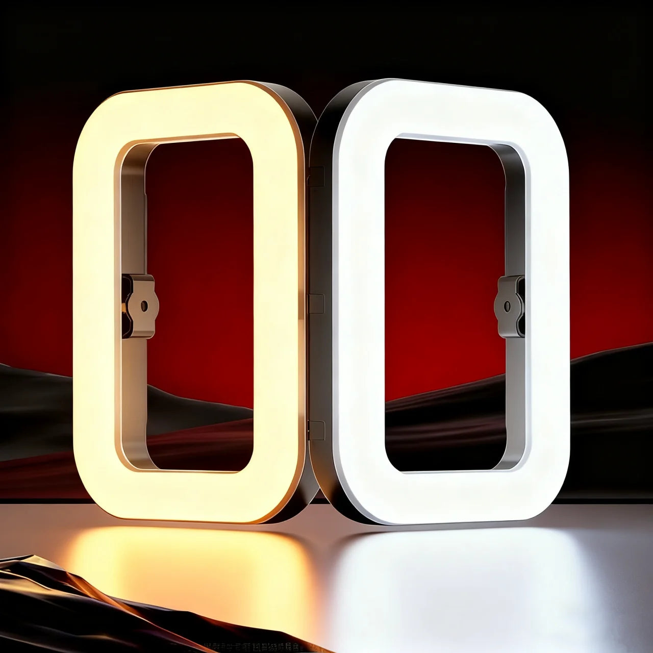 MEUYAG  Selfie fill Light Photography Lighting Led square Lamp for Video Recording Live Broadcast Mobile fill light with clip